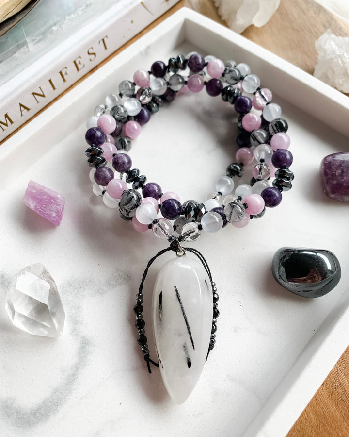 PROTECT YOUR PEACE MALA NECKLACE