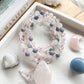 SPRINGTIME BLOSSOM Mala Necklace | Angelite, Clear Quartz, Rainbow Moonstone + Rose Quartz